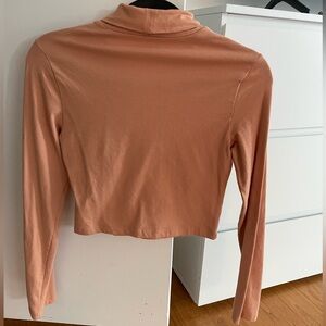 Women's Peach Long Sleeve Top